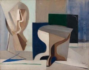 Composition Cubiste by Youla, Jules Chapoval