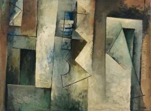 Composition Cubiste by Youla, Jules Chapoval