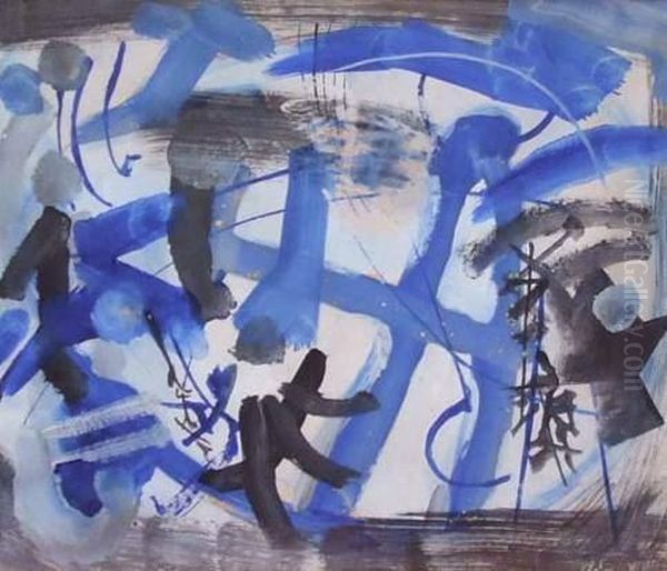 Composition Bleue,1950 - view 1