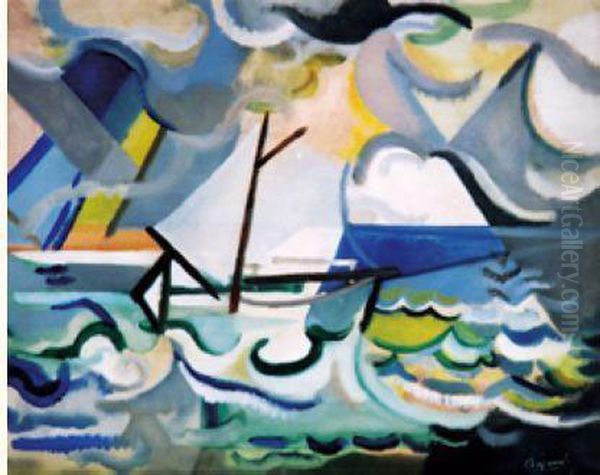 Les Bateaux Au Port (1946) - view 1