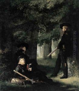 On Outpost Duty 1815 by Georg Friedrich Kersting