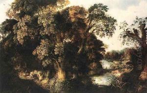 Forest Scene by Alexander Keirinckx