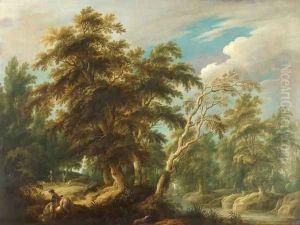 Hunters in a Forest by Alexander Keirinckx