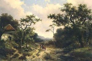 Country Landscape by Barend Cornelis Koekkoek