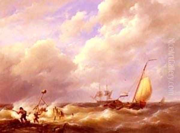 Koekkoek Willem A Sea Piece - view 1