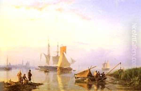 Shipping In A Calm Amsterdam - view 1