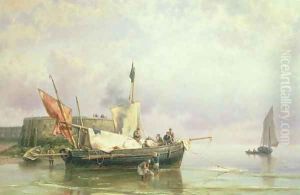 Marine Scene by Barend Cornelis Koekkoek