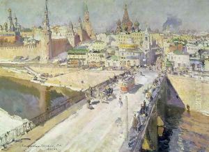 The Moskva River Bridge, 1914 by Konstantin Alexeievitch Korovin