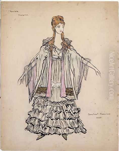 Costume for Violette in 'La Traviata', 1935 - view 1