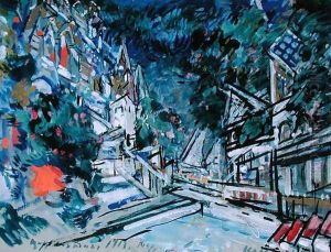 Sketch for the opera, 'The Tale of Tsar Saltan', by Nikolai Rimsky-Korsakov (1844-1908), 1913 by Konstantin Alexeievitch Korovin