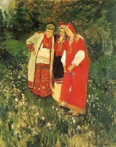 Northern Idyll 1886 by Konstantin Alexeievitch Korovin