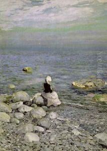 On the Shore of the Black Sea, 1890s by Konstantin Alexeievitch Korovin