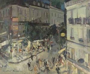 Rue de Vichy by Konstantin Alexeievitch Korovin