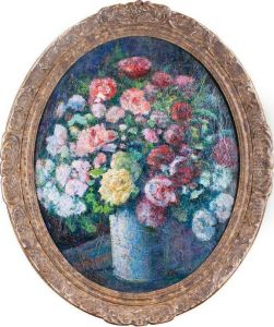 Grand Vase De Roses by Victor Charreton