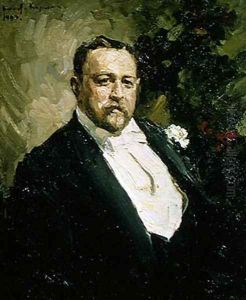 Portrait of Ivan Morosov (1871-1921) 1903 by Konstantin Alexeievitch Korovin