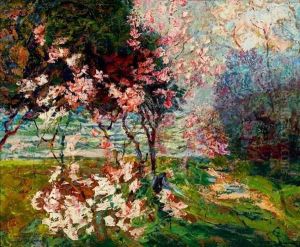 Pommiers En Fleurs by Victor Charreton