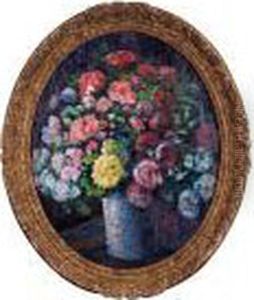 Grand Vase De Fleurs by Victor Charreton