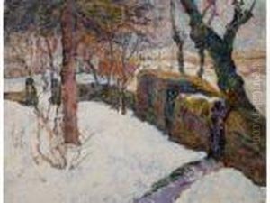 Paysage De Neige by Victor Charreton