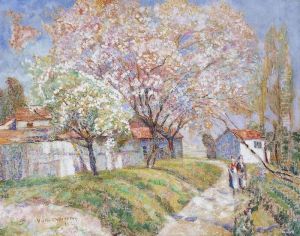 Petit Hameau Au Printemps