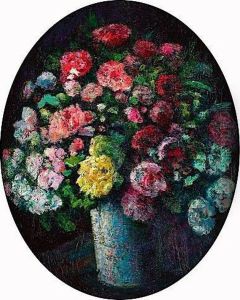 Grand Bouquet De Fleurs by Victor Charreton