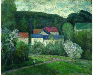 Printemps A Valhermeil Ou Printemps A Pontoise - 1929 by Victor Charreton