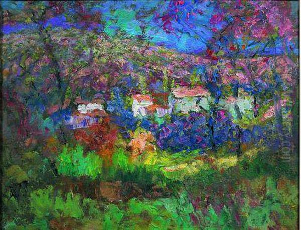 Village Dans L'aude En Automne - view 1