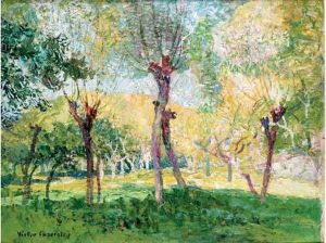 Verger En Fleurs by Victor Charreton