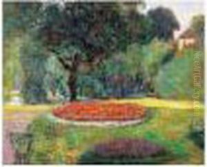 Jardin Public, Baden-baden, Circa 1922