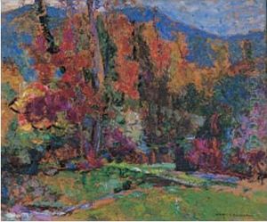Automne, Le Petit Ruisseau, Circa 1939 by Victor Charreton