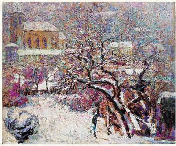 Le Village Sous La Neige - view 1
