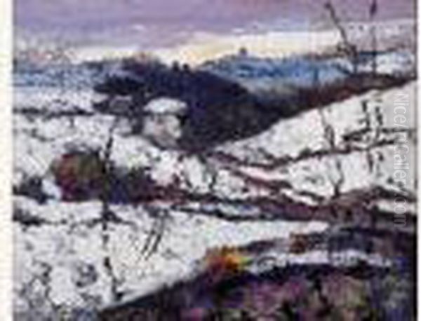 La Cote De Buron Sous La Neige - view 1