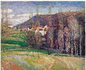 La Couze Et Le Puy De Brissol, Circa 1929 by Victor Charreton
