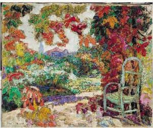 Jardin En Automne by Victor Charreton