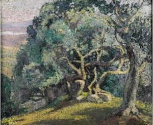 Paysage De Provence, La Foret De Chenes by Victor Charreton