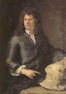 Grinling Gibbons 1690 by Sir Godfrey Kneller