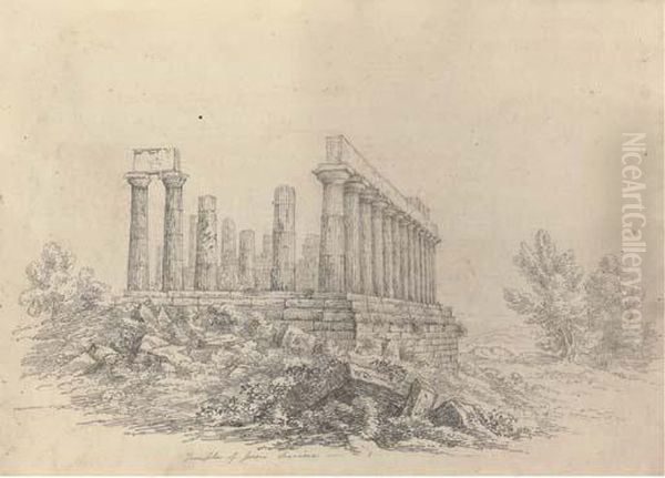 A Sketchbook Of Forty-five Drawings Of Italian Views - view 1