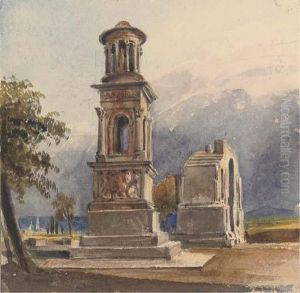 The Mausolee Des Jules At Saint-remy De Provence