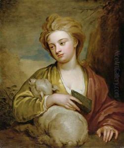 Portrait of a Woman as St Agnes traditionally identified as Catherine Voss Portrait of a Woman as St Agnes traditionally identified as Catherine Voss