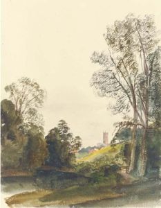 View Of Ludlow, Shropshire by Harriet Cheney