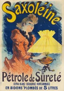 Plakat: Saxoleine Petrole Du Surete by Jules Cheret