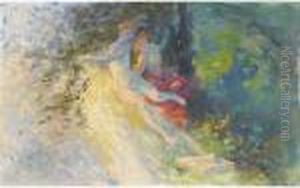 Deux Nus Feminins by Jules Cheret