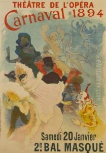 Theatre De L'opera/carnaval by Jules Cheret