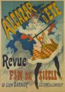Alcazar D'ete, Revue Fin De Siecle De Leon by Jules Cheret