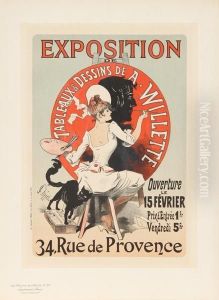 Exposition, Les Maitres De L'affiche. Pl. 97 by Jules Cheret