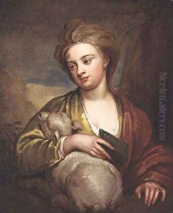 Portrait of Miss Voss as St Agnes