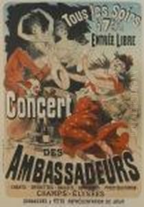 Concert Des Ambassadeurs, From Les Maitresde L'affiche by Jules Cheret