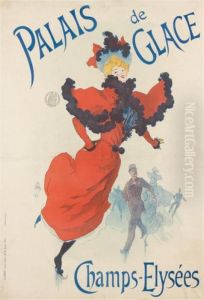 Palais Des Glaces, Champs-elysees by Jules Cheret