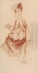 Elegante Au Chapeau by Jules Cheret