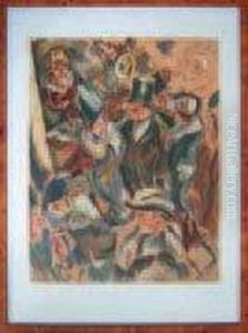 "au Bar Du Bal Tabarin"
Lithographie Surpapier Arches No. 227/250. 76 X 56 Cm. Un Certificat
D'authenticitede Monsieur Guy Krohg Sera Remis A L'acquereur by Jules Cheret