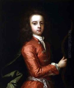 Portrait of a boy said to be the Duke of Gloucester holding a bow